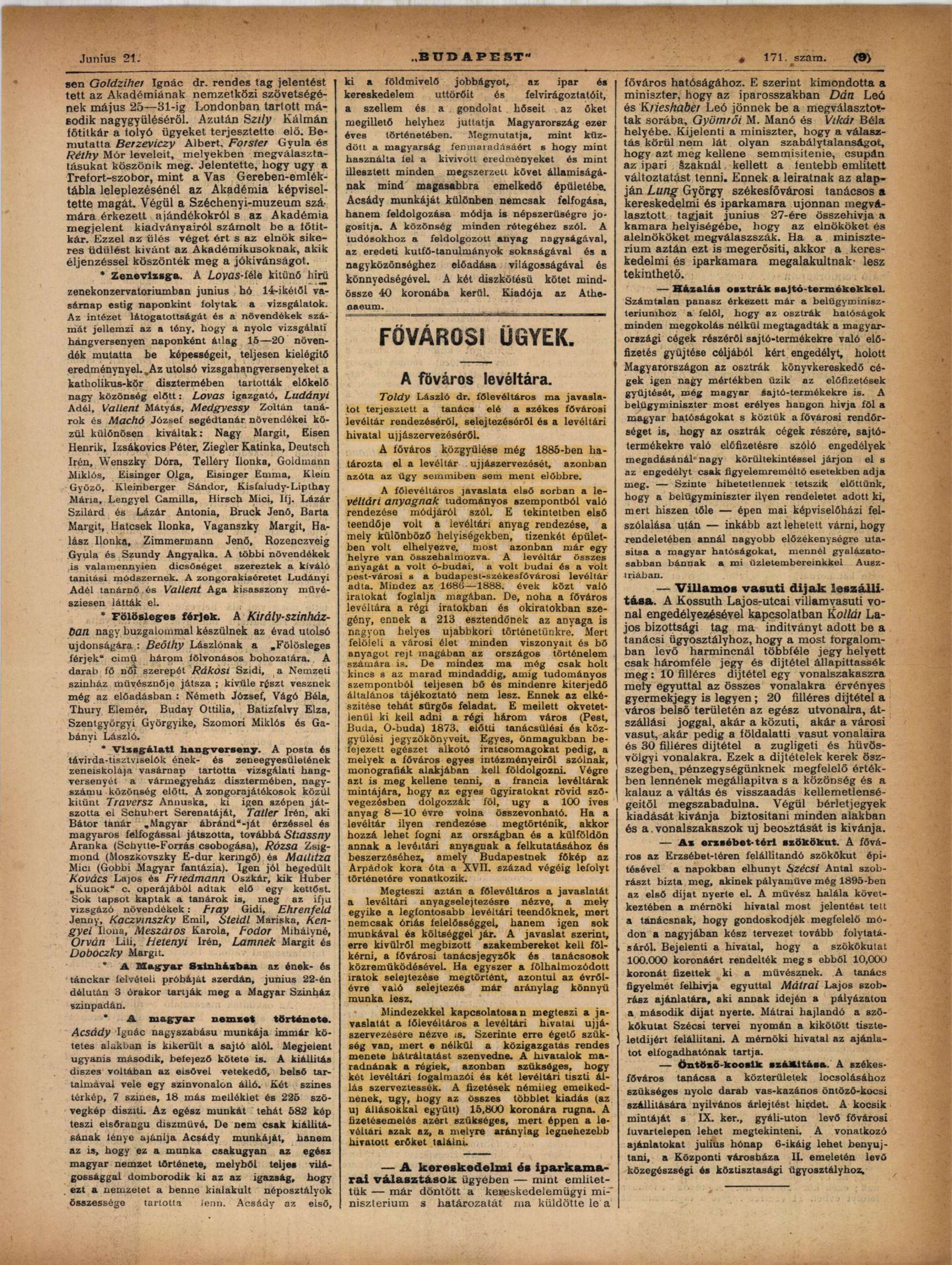 Budapest, 1904. június